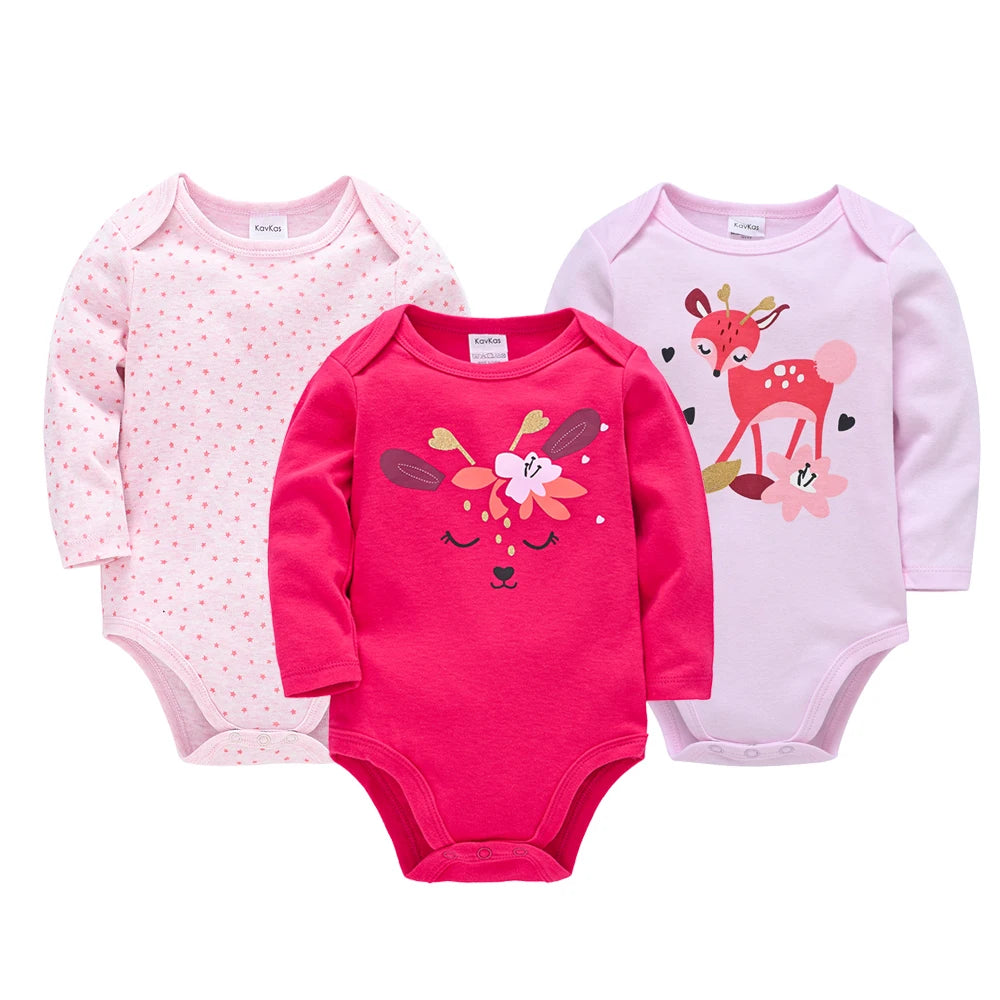 Baby-Body-Set – Weiche Baumwoll-Bodys für Neugeborene im 3er- oder 6er-Pack