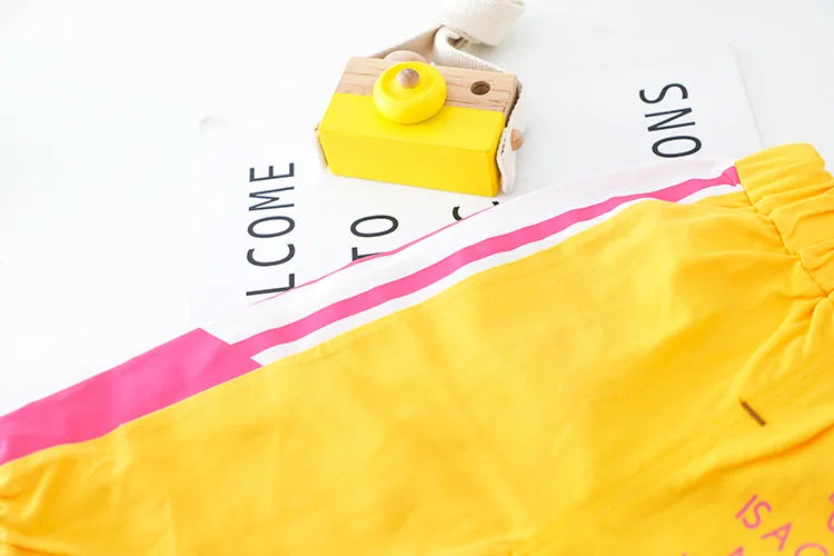 Lässiger Sportanzug für Kinder – 2-teiliges Set mit Reißverschluss und Buchstabendruck