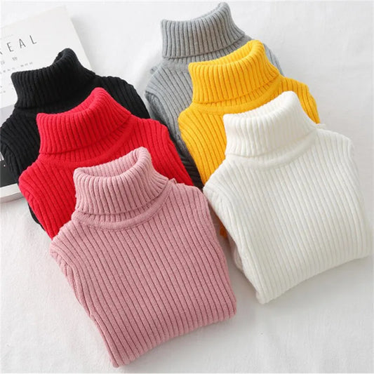 Kinder-Rollkragenpullover – Weicher Strickpullover für Babys und Kleinkinder