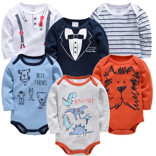 Baby-Body-Set – Weiche Baumwoll-Bodys für Neugeborene im 3er- oder 6er-Pack