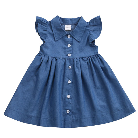 Sommerkleid für kleine Prinzessinnen – Ärmelloses Partykleid mit Rüschen