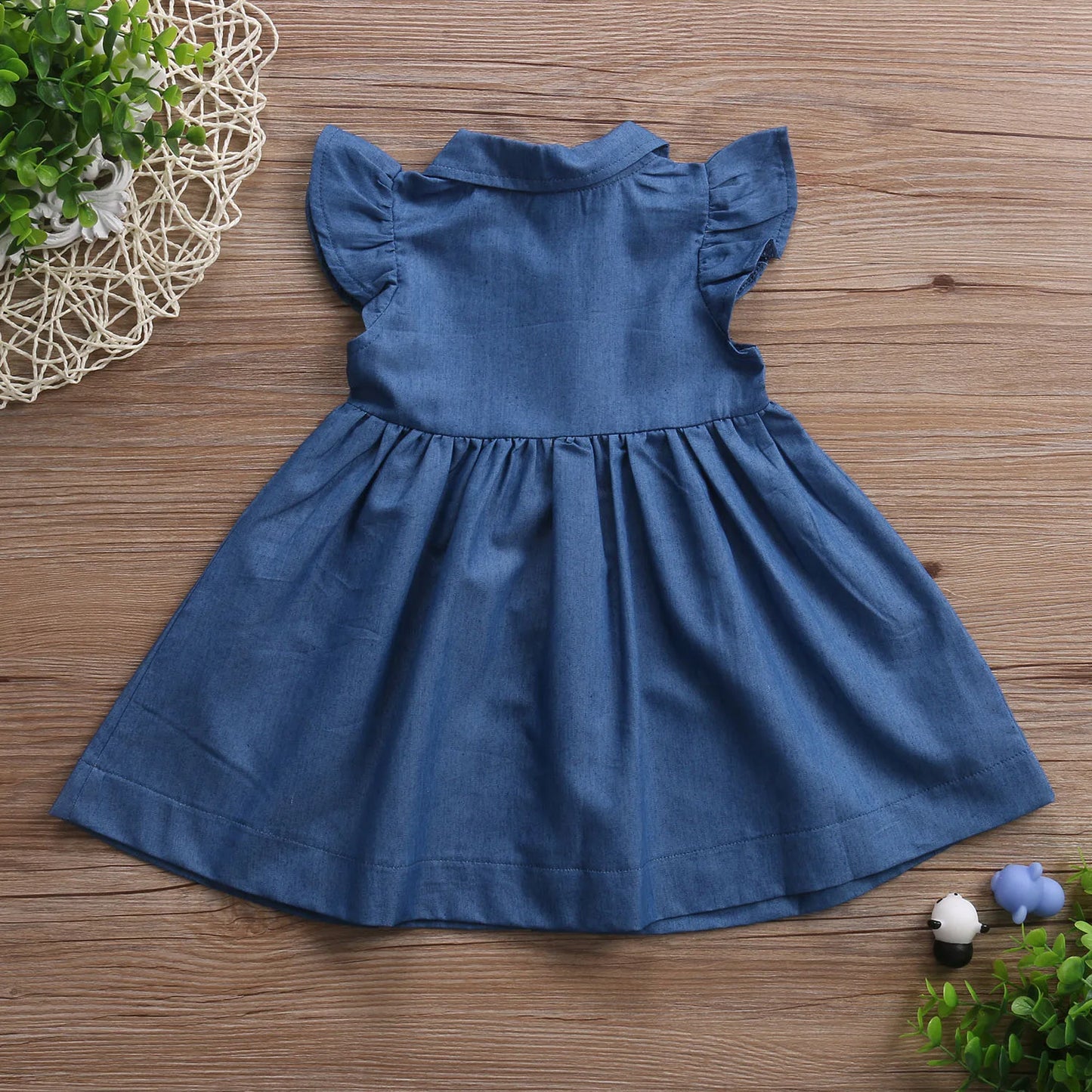 Sommerkleid für kleine Prinzessinnen – Ärmelloses Partykleid mit Rüschen