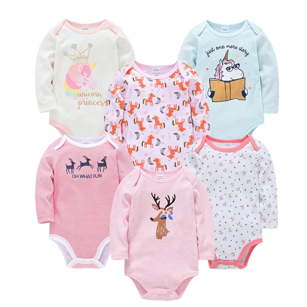 Baby-Body-Set – Weiche Baumwoll-Bodys für Neugeborene im 3er- oder 6er-Pack