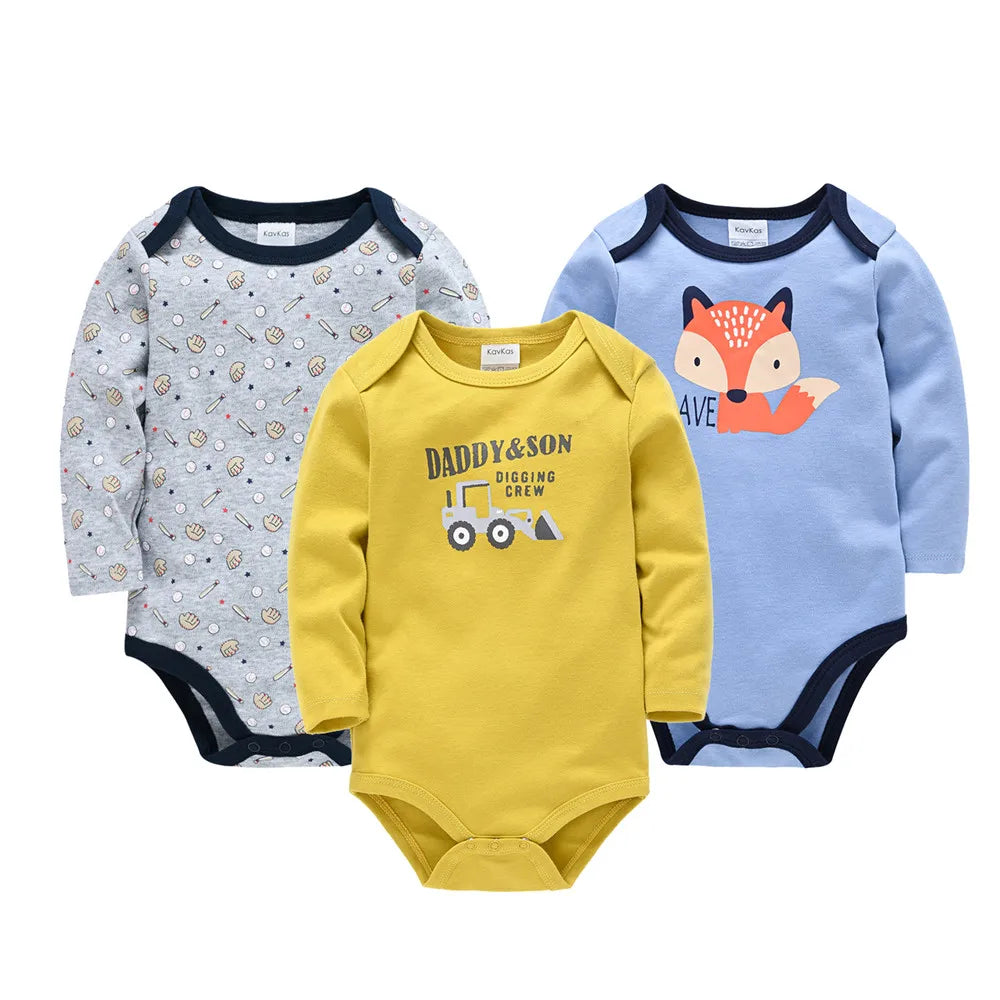 Baby-Body-Set – Weiche Baumwoll-Bodys für Neugeborene im 3er- oder 6er-Pack