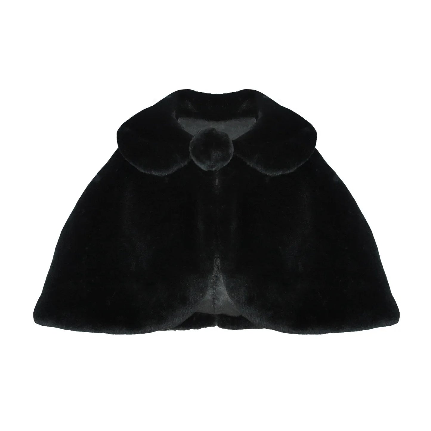 Mädchen Plüsch Schal Elegante Prinzessin Kleid Passenden Mantel Blume Mädchen Mantel Kinder Einfarbig Revers Cape Zubehör
