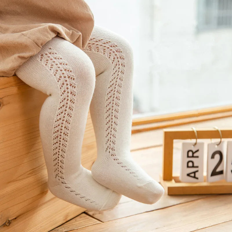 Atmungsaktive Baumwoll-Strumpfhosen für Mädchen – Festes, bequemes Design, niedliche Motive, ideal für 0-5 Jahre, perfekt für Alltag und Freizeit