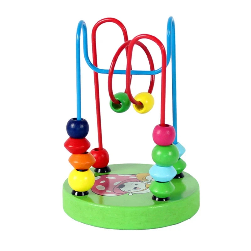Montessori Holz Achterbahn & Perlenlabyrinth – Das clevere Lernspielzeug für kleine Mathe-Entdecker!