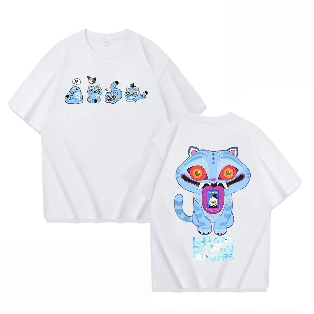 "Kpop Demon Hunters" Tiger T-Shirt – Lässiges Streetwear-Shirt im Harajuku-Stil