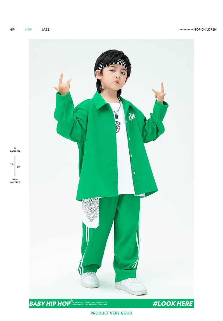 Lässiges Hip-Hop-Set – Streetwear für Jungen und Mädchen