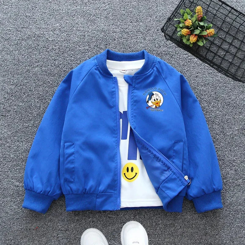 Donald Duck Jacke – Modische Windbreaker für Baby Jungen & Mädchen