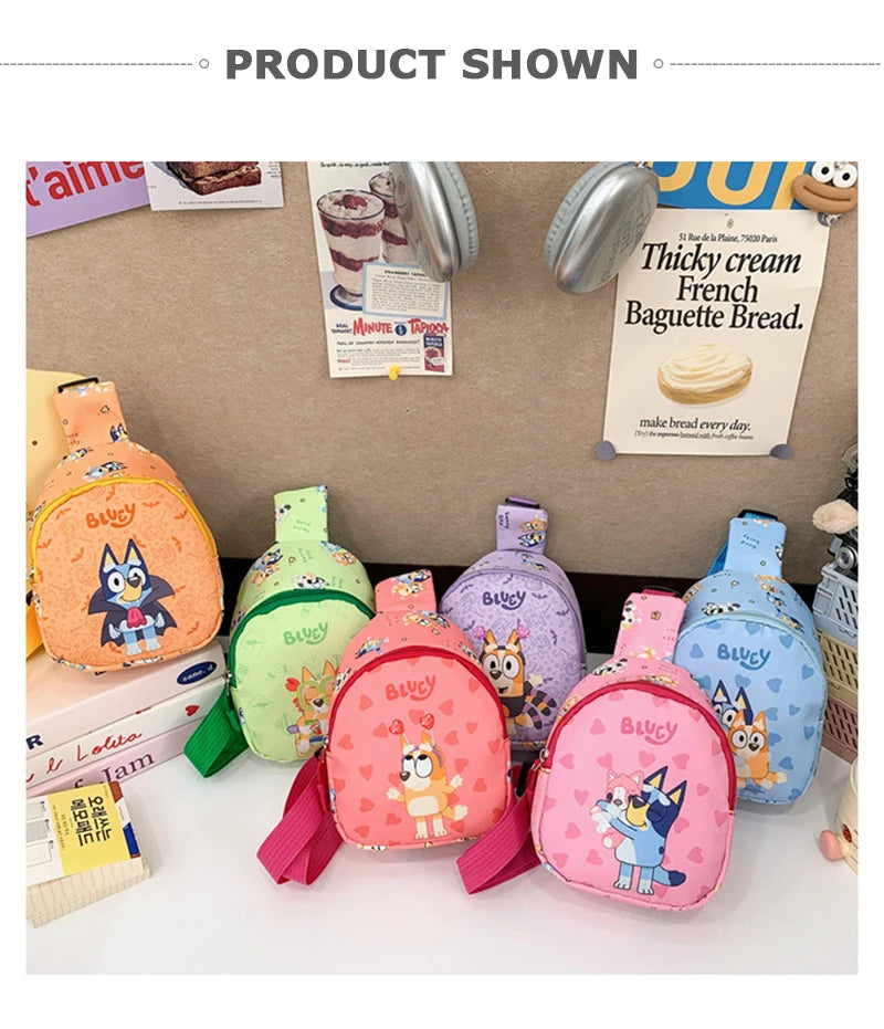 Bluey & Bingo Cartoon Rucksack für Kinder