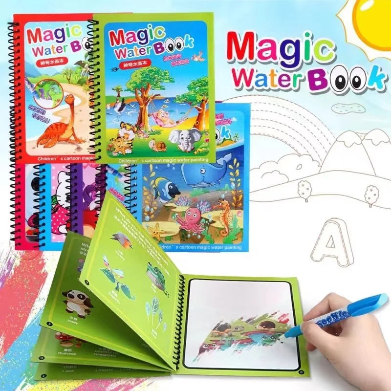 Magisches Wasser-Malbuch – Der saubere Malspaß für Kinder