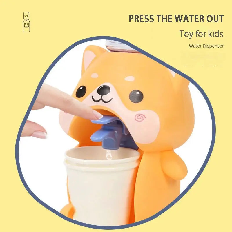 Kinder Mini Wasserspender mit Dualfunktion – Simulationsspielzeug für Wasser, Saft und Milch, Trinkbrunnen, Küchenspielzeug für Jungen und Mädchen, tolles Geschenk