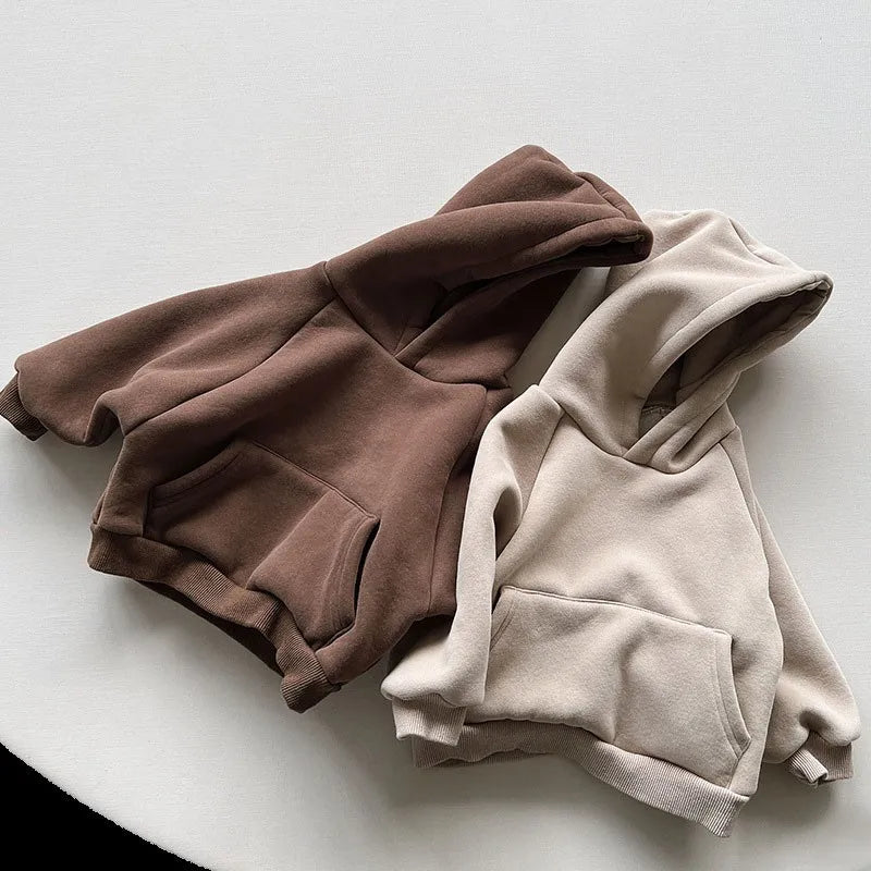 Warmer Fleece-Hoodie – Kuscheliger Unisex-Pullover für den Winter