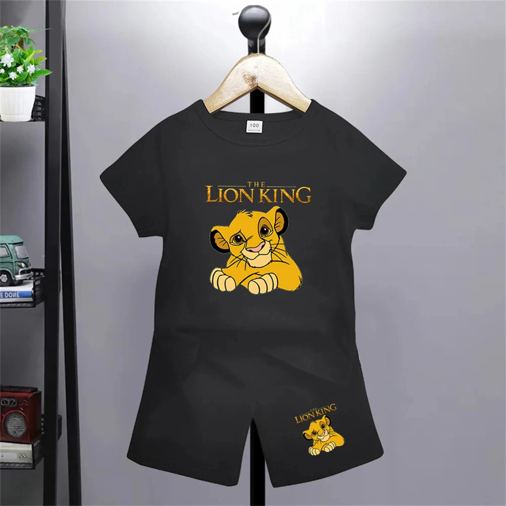 Der König der Löwen Simba T-Shirt- und Shorts-Set -Outfit für Kinder