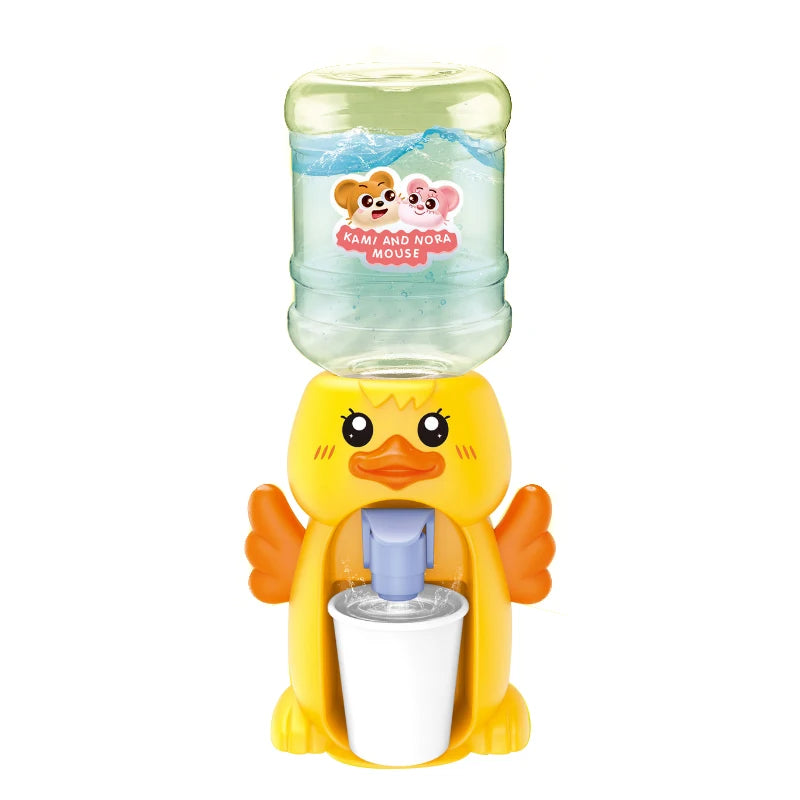 Kinder Mini Wasserspender mit Dualfunktion – Simulationsspielzeug für Wasser, Saft und Milch, Trinkbrunnen, Küchenspielzeug für Jungen und Mädchen, tolles Geschenk