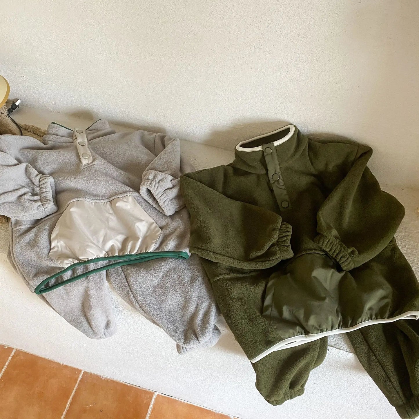 Kinder Anzug Polar-Fleece-Sweatshirt-Set – Extra warmer Winteranzug für Kinder
