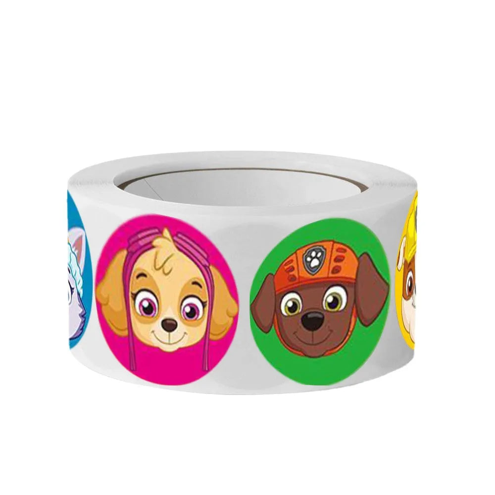 500 Stück Paw Patrol Cartoon Aufkleber – Spannende Belohnung und kreative Dekoration für kleine Helden!
