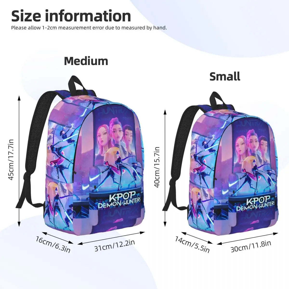 Kpop Demon Hunters Rucksack – Cooler Alltags-Rucksack