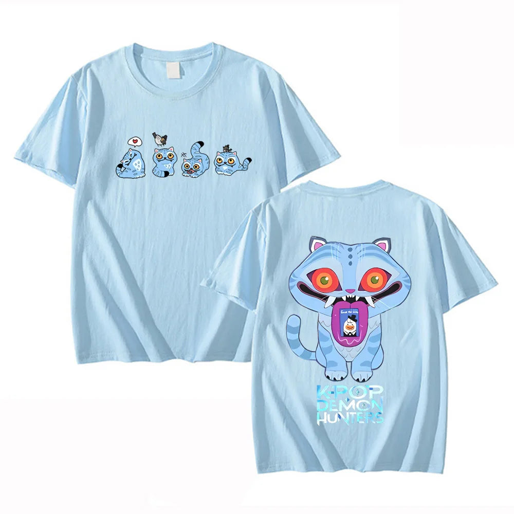 "Kpop Demon Hunters" Tiger T-Shirt – Lässiges Streetwear-Shirt im Harajuku-Stil