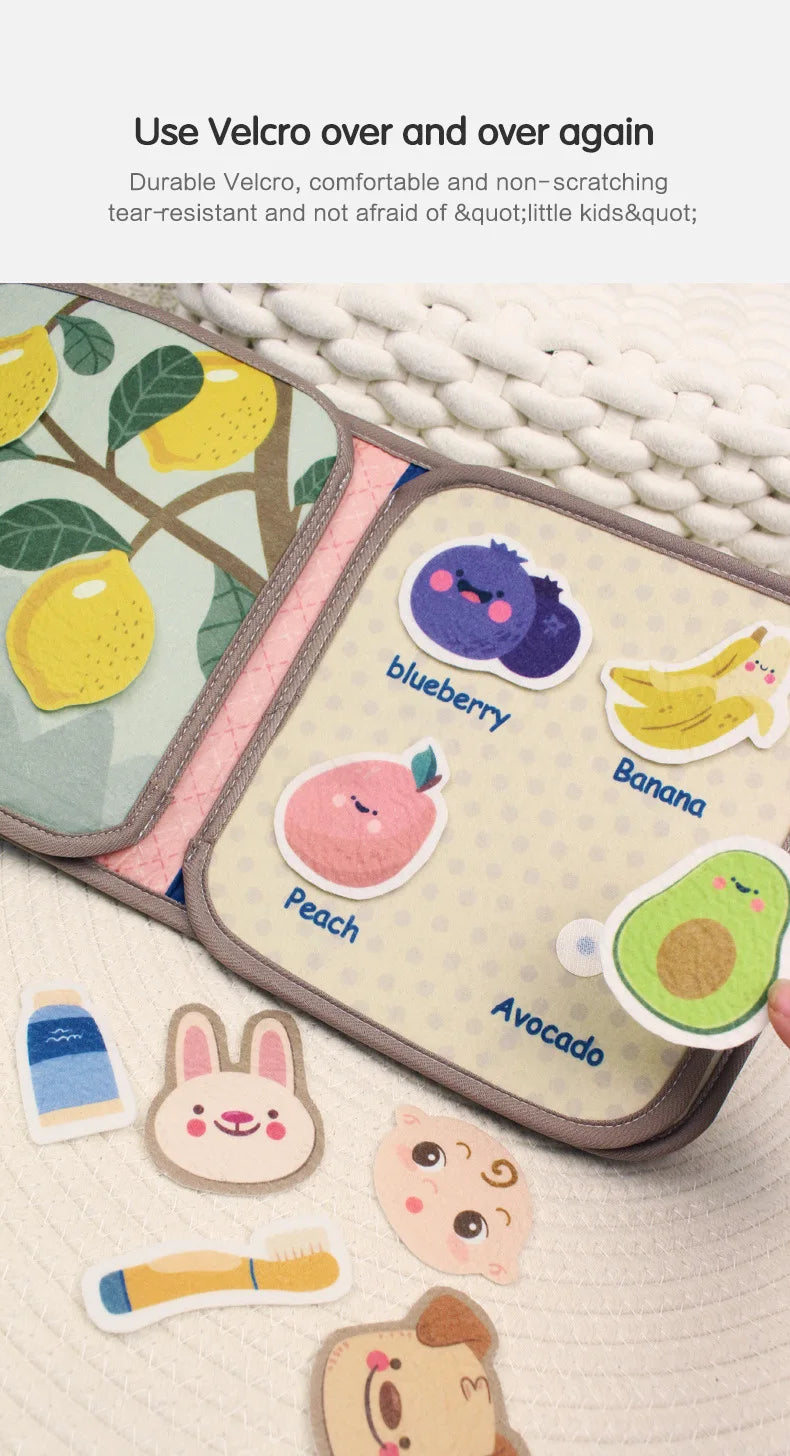 Montessori Busy Book – Das perfekte Frühpädagogik-Softbook für Kinder von 0 bis 4 Jahren
