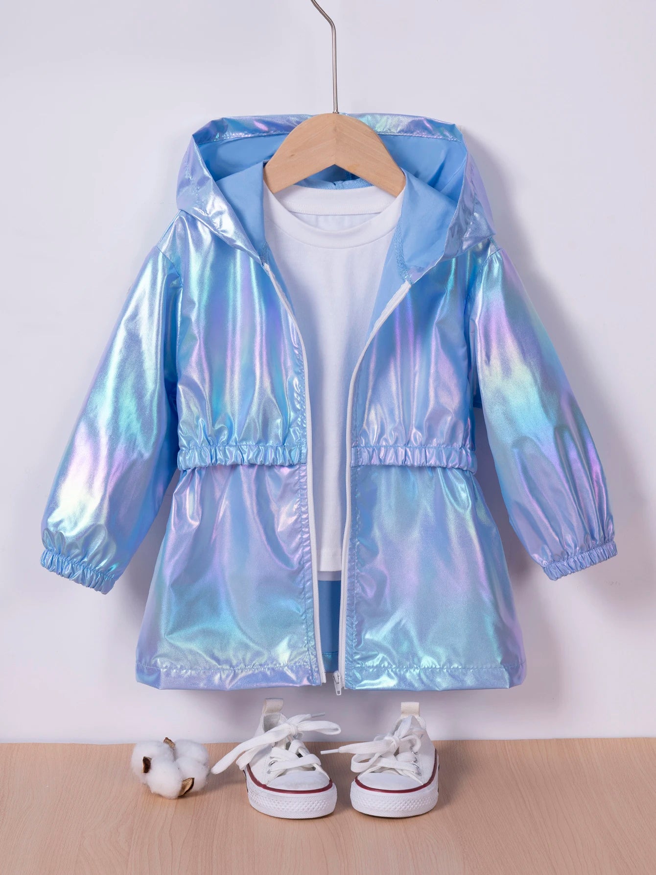 Leichte Kinder-Jacke – Atmungsaktiver Mantel mit Reißverschluss für Frühling & Herbst
