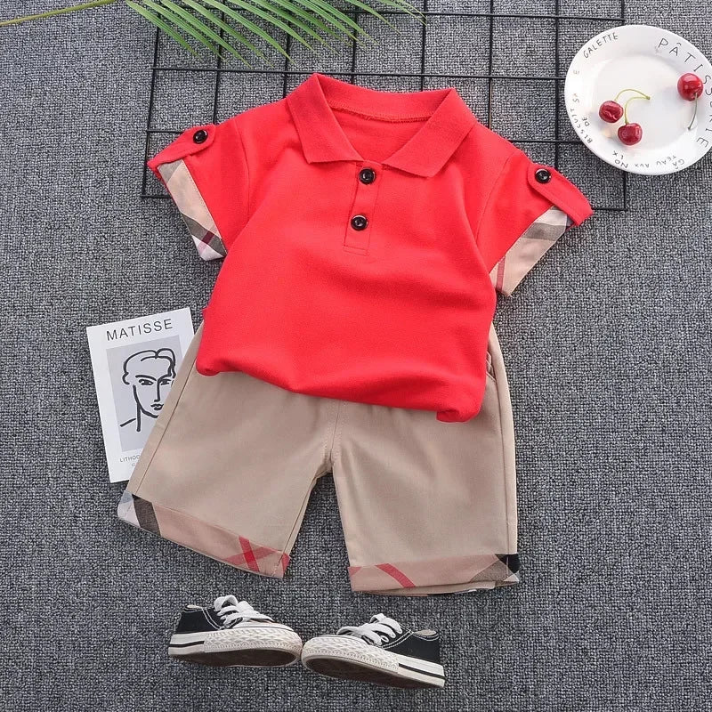 Verschiedene Sets für Babys – Bequemes T-Shirt & Shorts aus Baumwolle