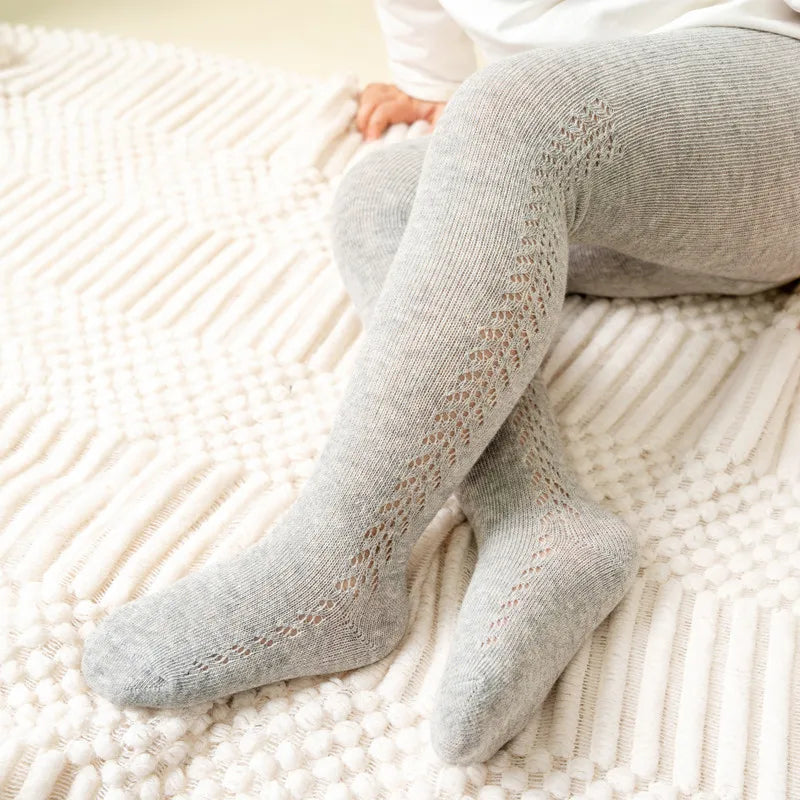 Atmungsaktive Baumwoll-Strumpfhosen für Mädchen – Festes, bequemes Design, niedliche Motive, ideal für 0-5 Jahre, perfekt für Alltag und Freizeit