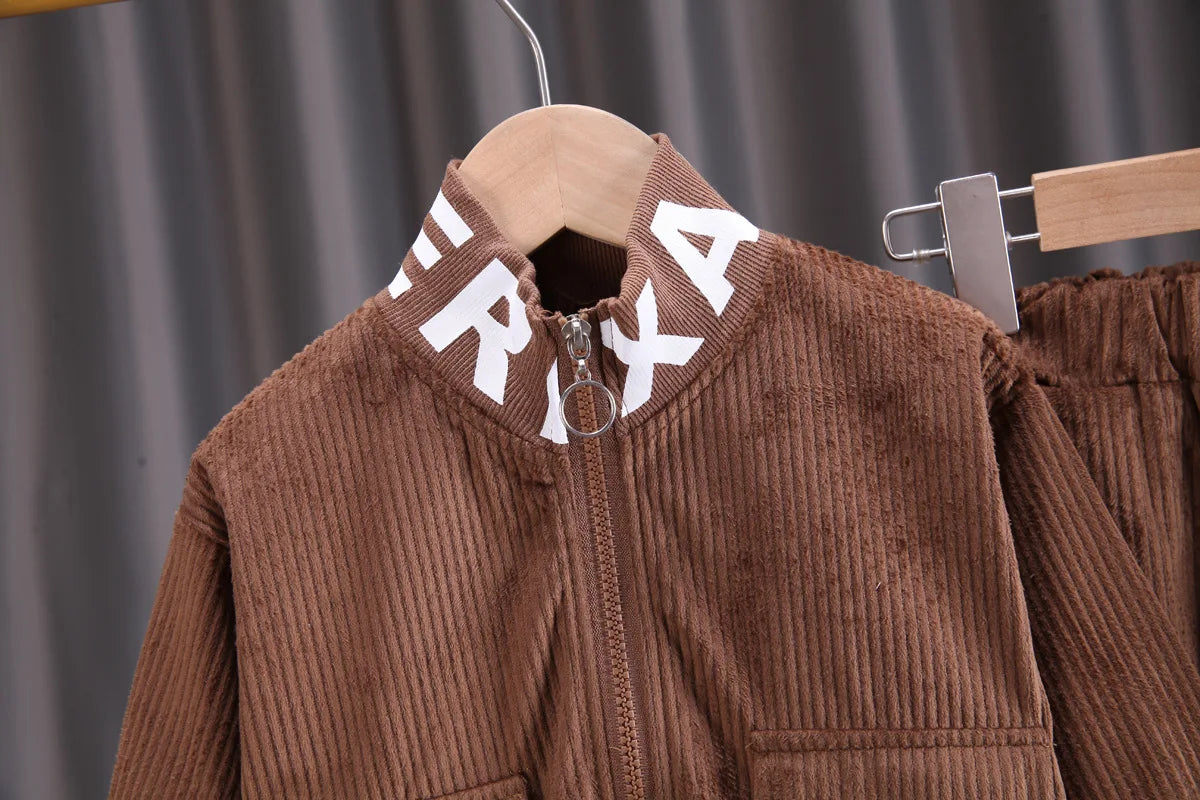Cord-Set für Baby Jungen & Mädchen – Lässiges Zweiteiler-Outfit