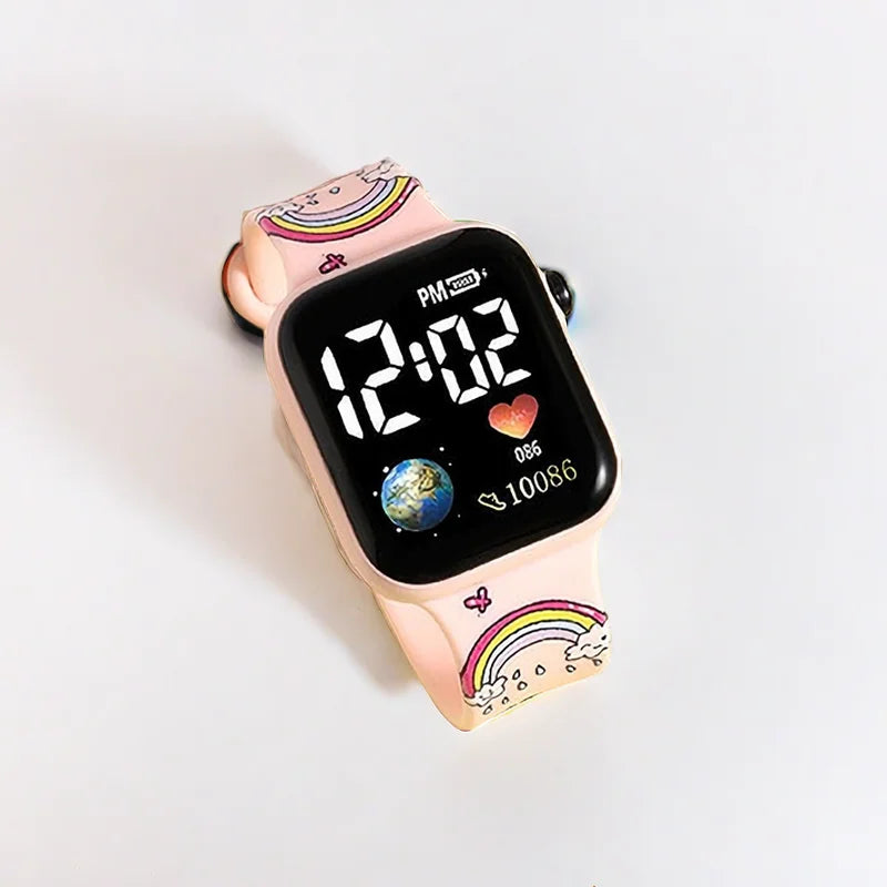 MINISO Digitaluhr Stitch & Hello Kitty – Coole Kinderuhr für Jungen und Mädchen