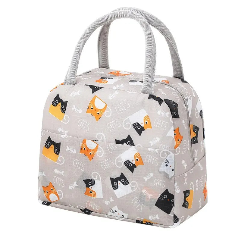 Cartoon Kinder Lunchbox Tasche – Isolierte tragbare Bento Tasche