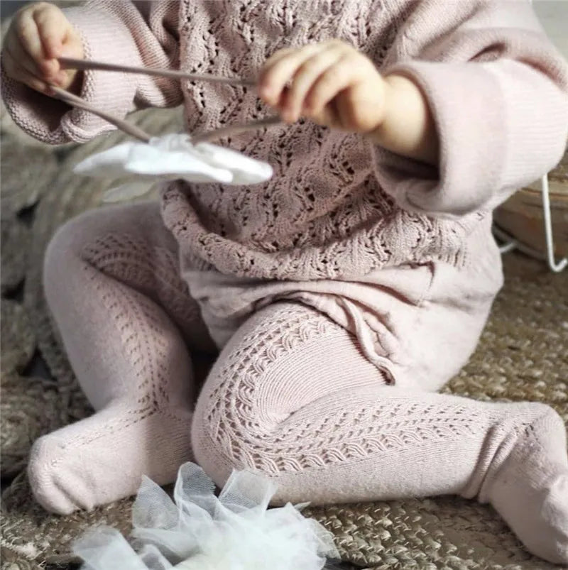 Atmungsaktive Baumwoll-Strumpfhosen für Mädchen – Festes, bequemes Design, niedliche Motive, ideal für 0-5 Jahre, perfekt für Alltag und Freizeit