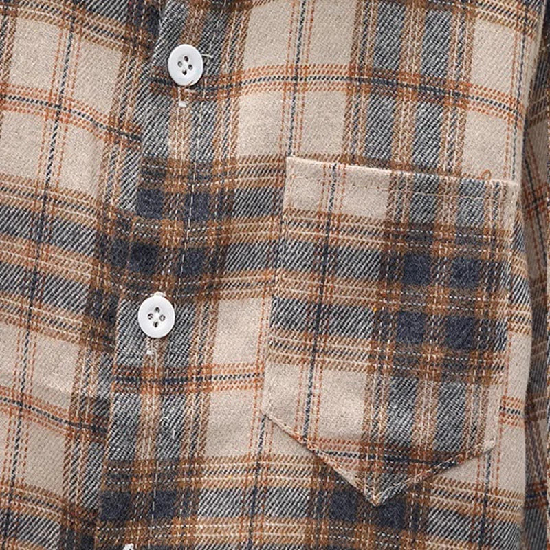 Kinder-Hemd-Kleidung, Frühling, Kariertes Kinder-Hemd – Klassische Baumwoll-Bluse für Jungen & Mädchennne Blusen, Kleidung, Kleinkind, Jungen, karierte Baumwolle, Tops, 1, 2, 3, 4 Jahre, Kinder-Langarmshirt
