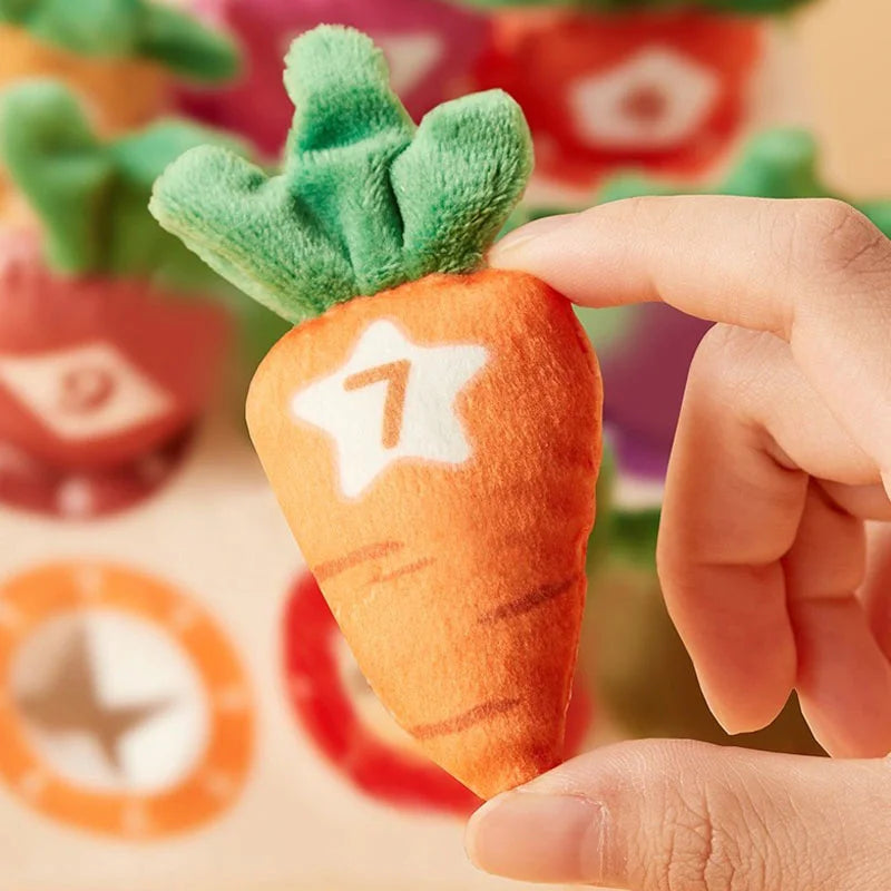 Baby Montessori Karotten Steckspiel – Feinmotorik & Farberkennung für die Kleinsten (0–3 Jahre)