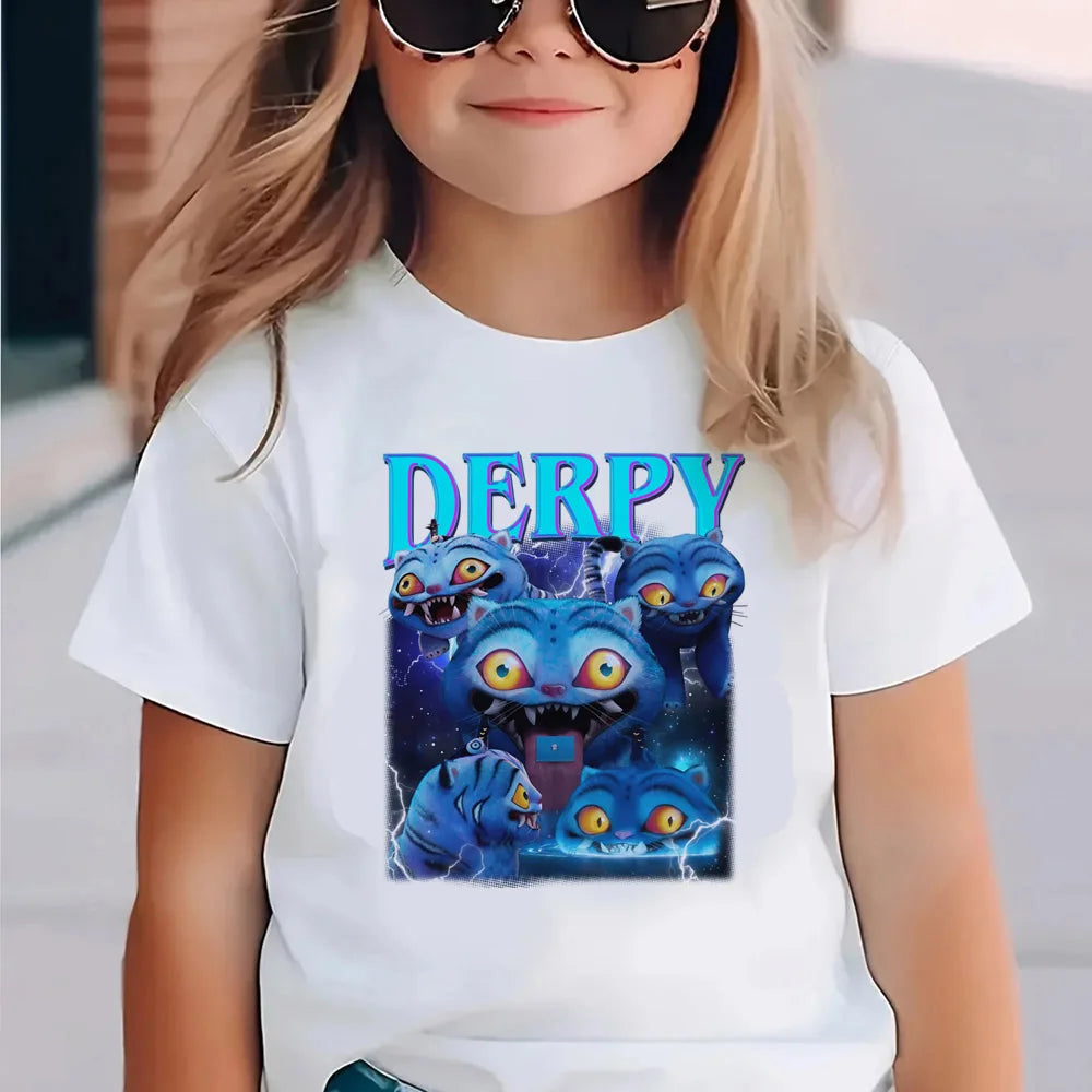 Kinder T-Shirt „Kpop Demon Hunters“ – Cooles T-Shirt im Harajuku-Stil
