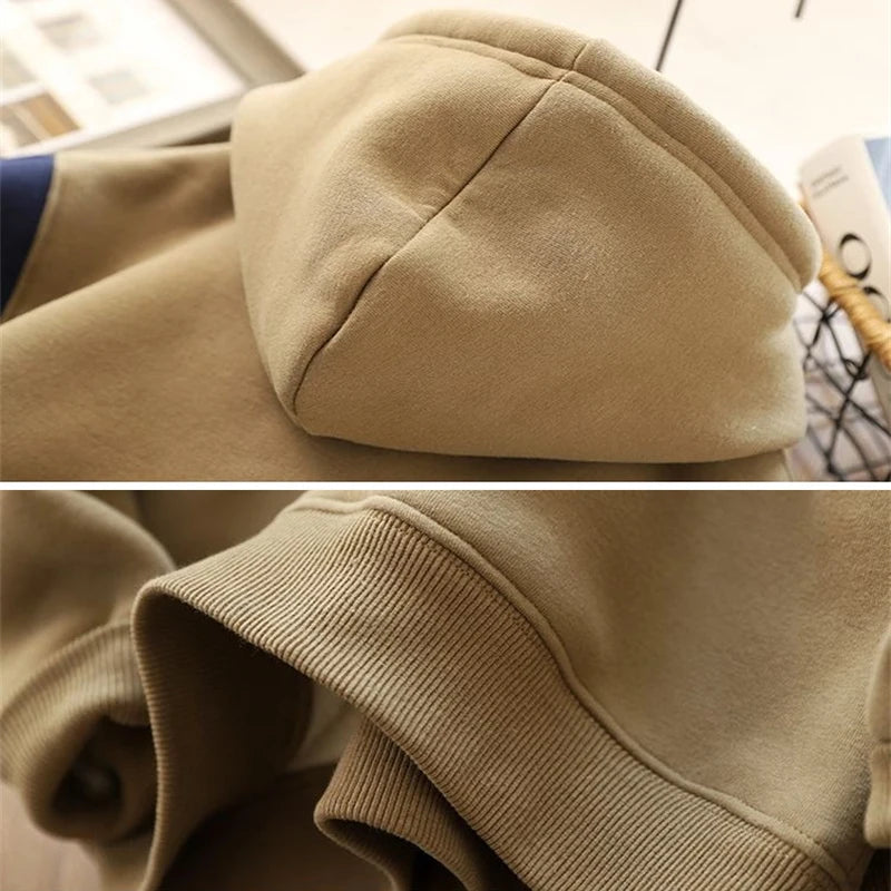 Fleece-Hoodie für Jungen – Warmer Pullover mit Buchstabendruck