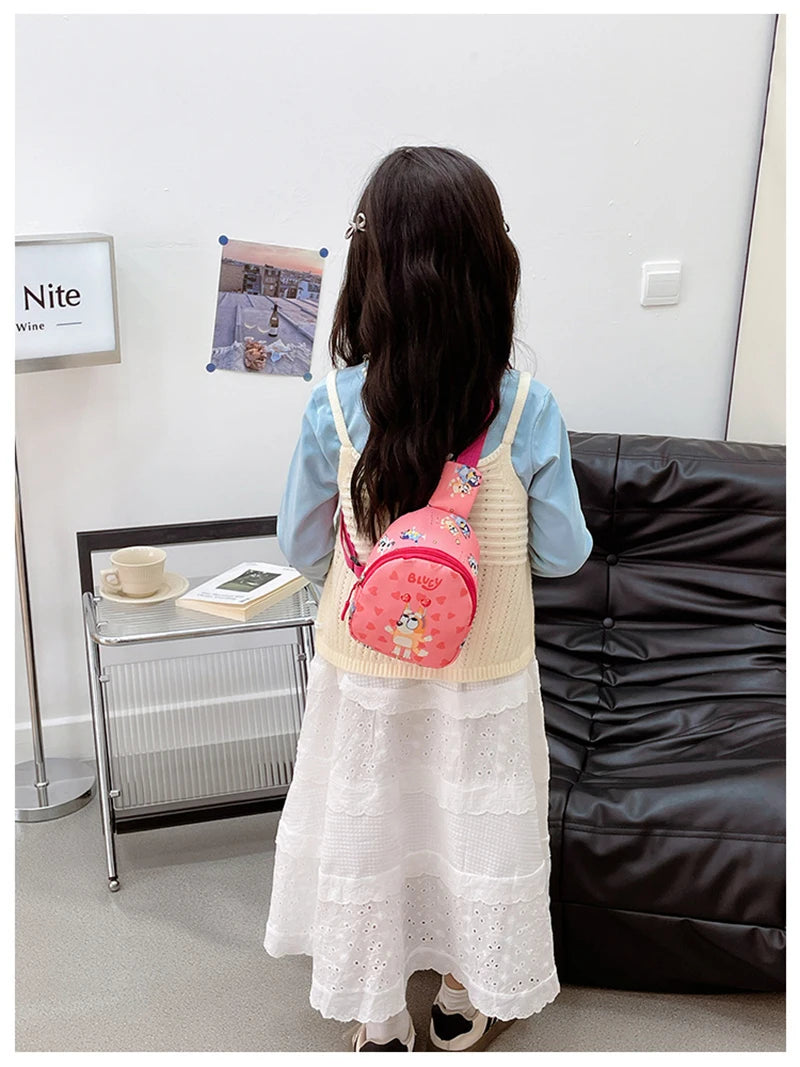 Bluey & Bingo Cartoon Rucksack für Kinder