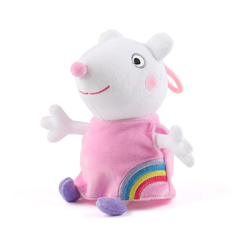 Peppa Pig Plüschpuppe (19 cm) – Weiche Kinder Plüschfigur mit Peppa, George, Suzy & Co.