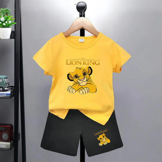 Der König der Löwen Simba T-Shirt- und Shorts-Set -Outfit für Kinder