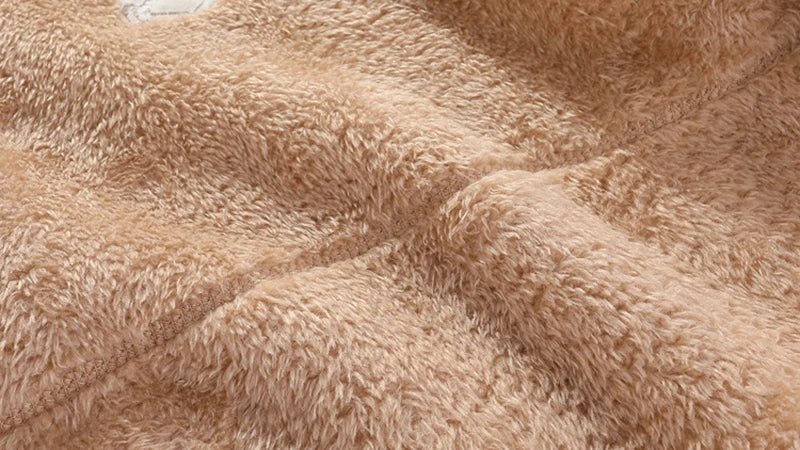 Stylishe & Warme Fleece-Jacke für Kinder  – Plüsch-Mantel mit Reißverschluss für Herbst & Winter