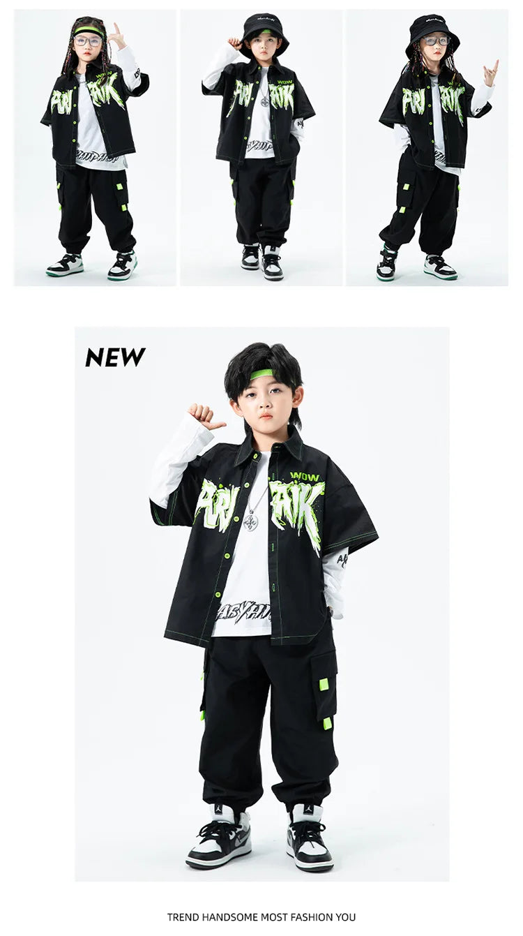 Lässiges Hip-Hop-Set – Streetwear für Jungen und Mädchen