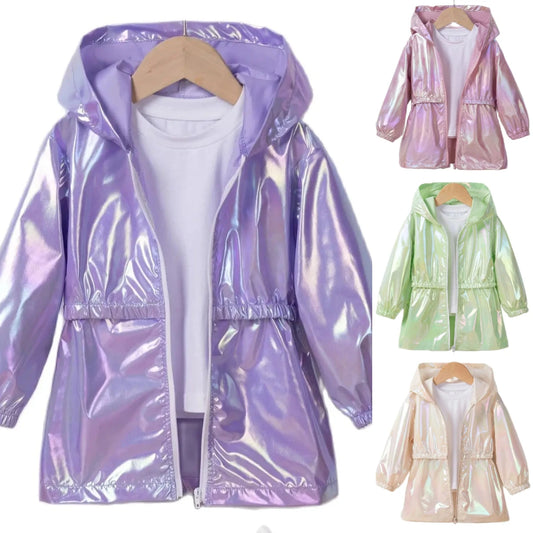 Leichte Kinder-Jacke – Atmungsaktiver Mantel mit Reißverschluss für Frühling & Herbst