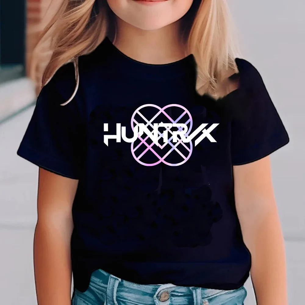 Kinder T-Shirt „Kpop Demon Hunters“ – Cooles T-Shirt mit verschiedenen Kpop Motiven