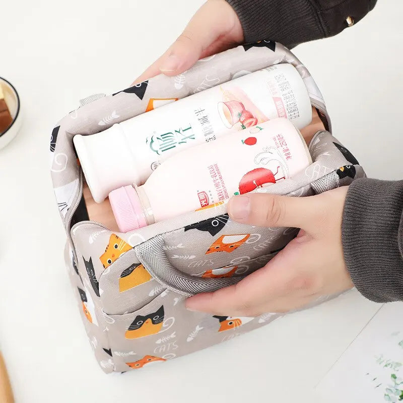 Cartoon Kinder Lunchbox Tasche – Isolierte tragbare Bento Tasche