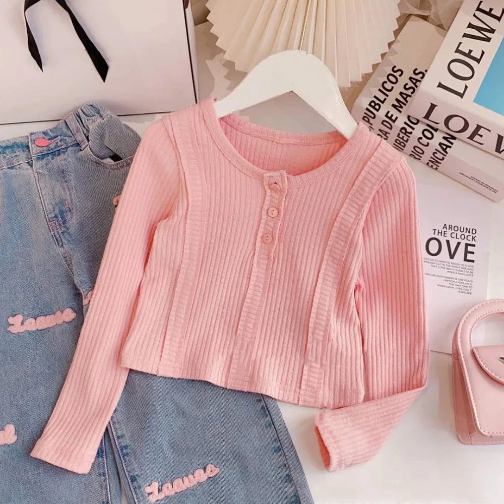 Stylisches Jeans-Set für Kinder – Lässiges Mode-Outfit für Herbst