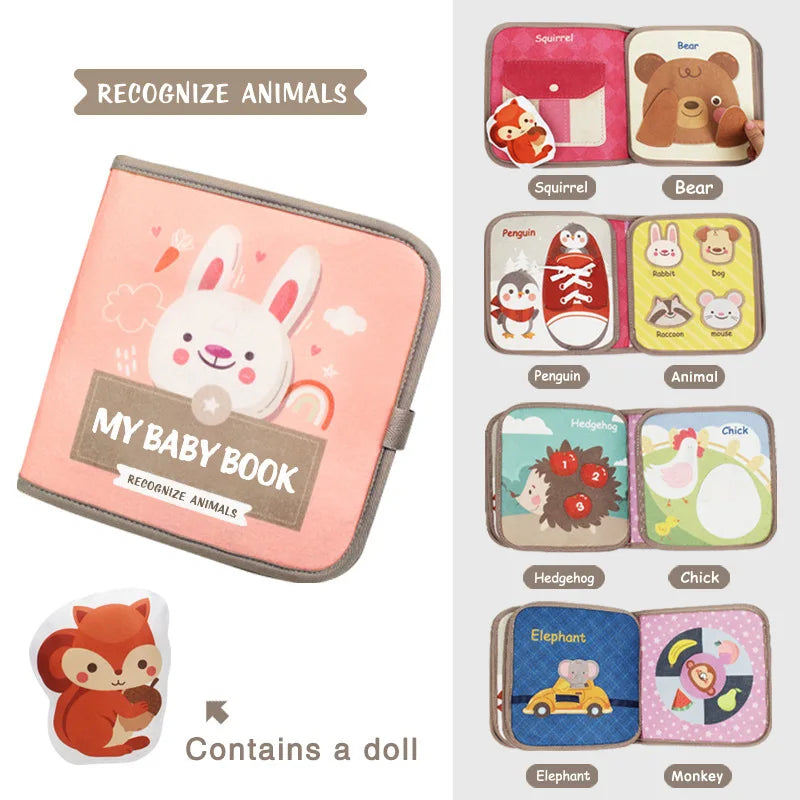 Montessori Busy Book – Das perfekte Frühpädagogik-Softbook für Kinder von 0 bis 4 Jahren
