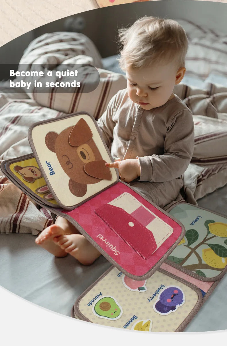 Montessori Busy Book – Das perfekte Frühpädagogik-Softbook für Kinder von 0 bis 4 Jahren
