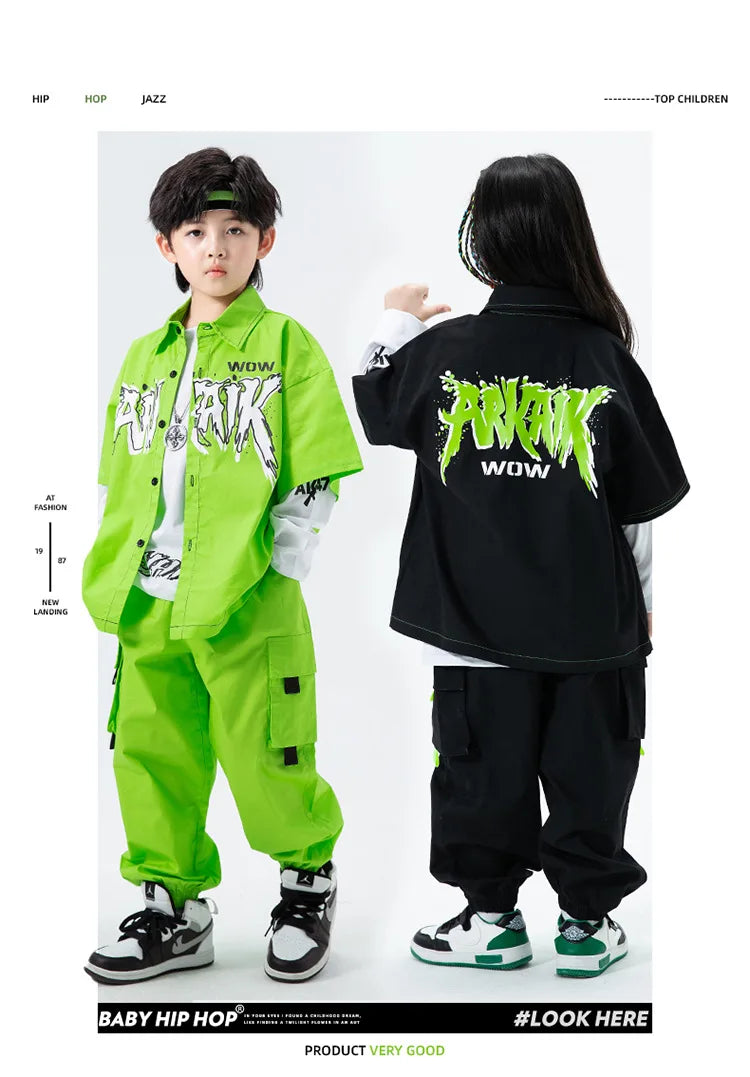 Lässiges Hip-Hop-Set – Streetwear für Jungen und Mädchen