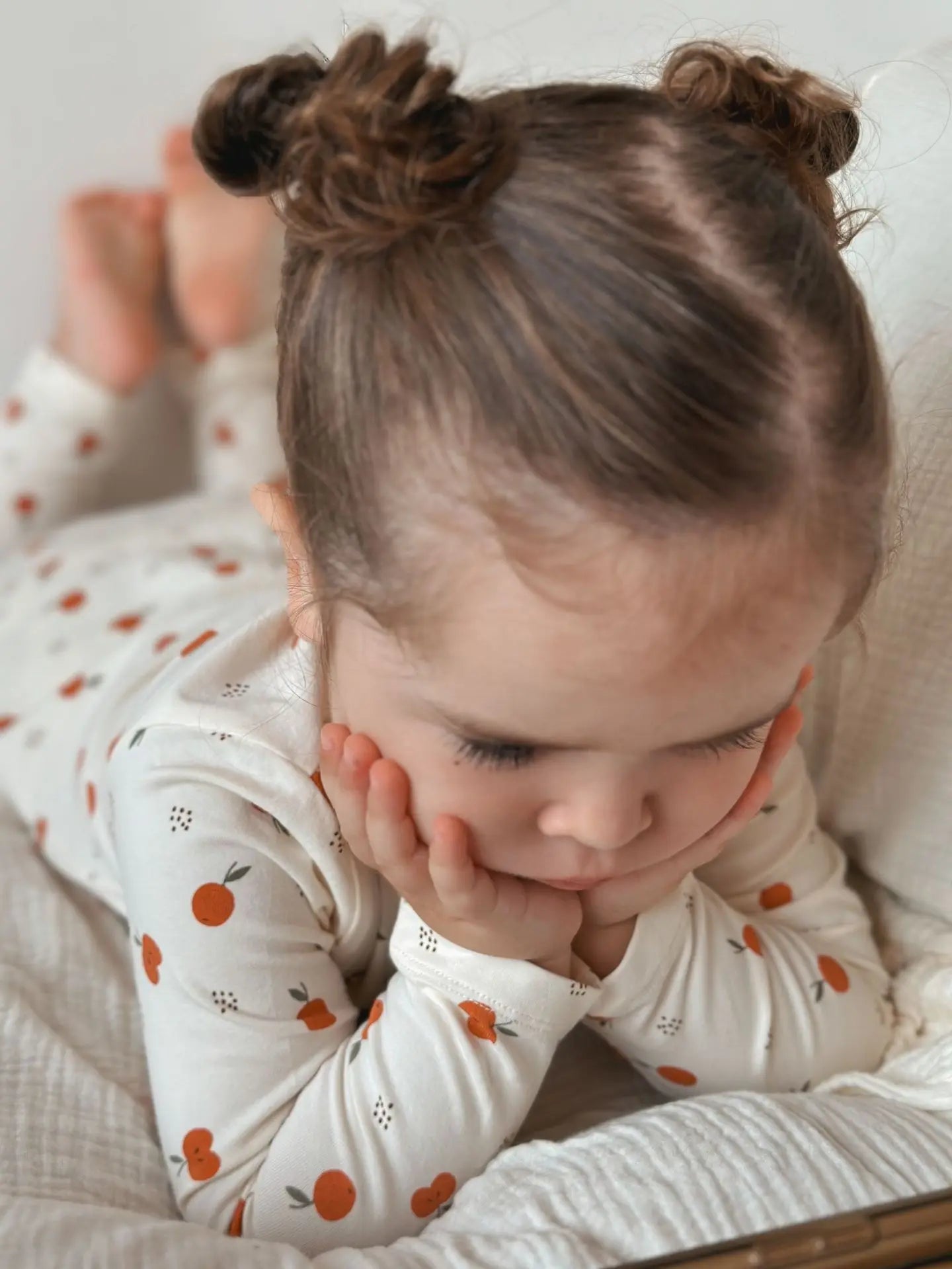 Kinder-Pyjama-Set – Weiche Homewear aus Baumwolle mit Früchte-Print