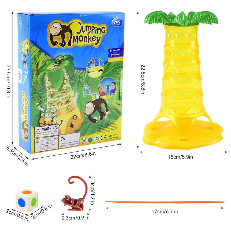 JUMPING MONKEY Affenalarm – Das spannende Würfelspiel für die ganze Familie!